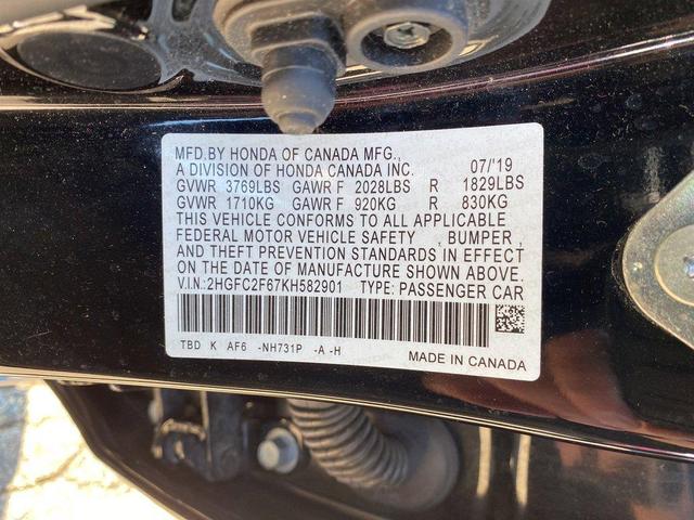 Photo of 2019 Crystal Black Pearl Honda Civic