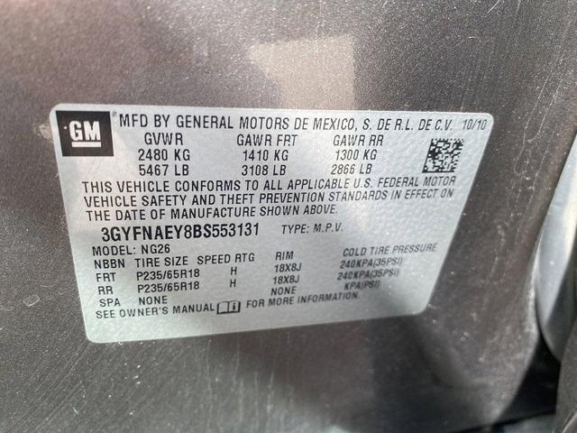 Photo of 2011 Mocha Steel Metallic Cadillac SRX