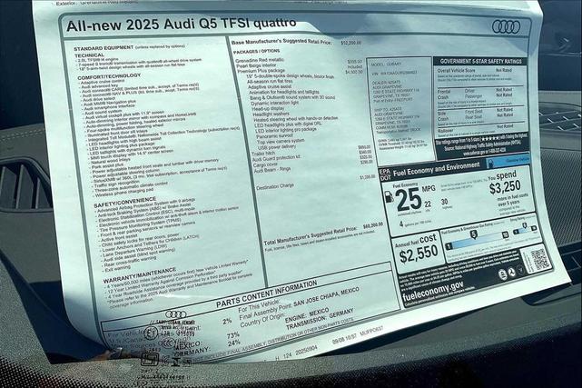 Photo of 2025 Grenadine Red Metallic Audi Q5