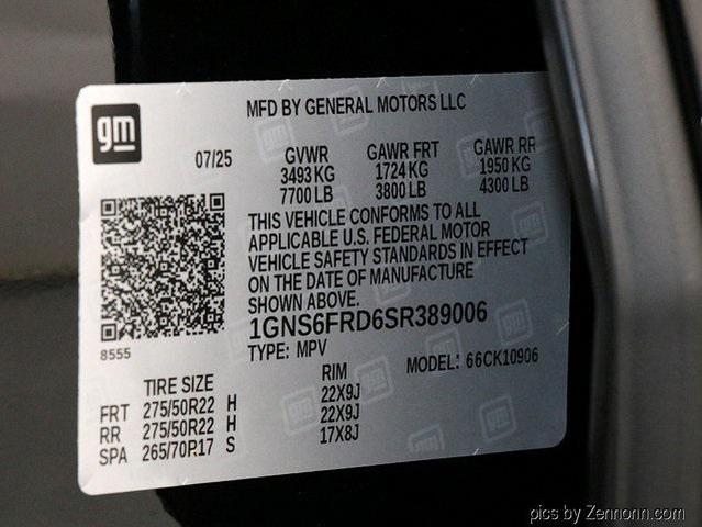 Photo of 2025 Black Chevrolet Suburban