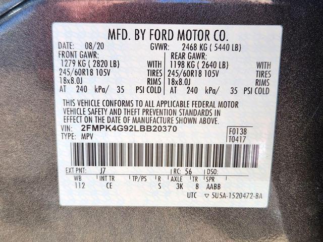 Photo of 2020 Magnetic Metallic Ford Edge