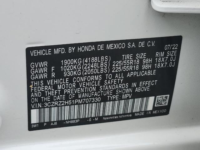 Photo of 2023 Platinum White Pearl Honda HR-V
