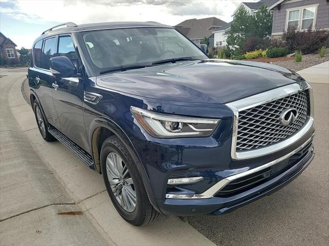 Photo of 2022 Hermosa Blue INFINITI QX80
