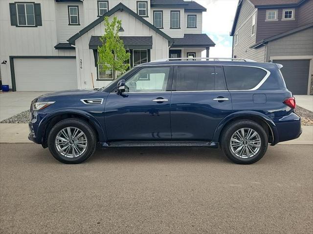 Photo of 2022 Hermosa Blue INFINITI QX80