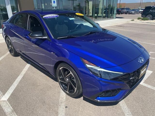 Photo of 2023 Intense Blue Hyundai ELANTRA