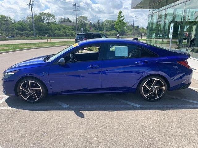 Photo of 2023 Intense Blue Hyundai ELANTRA