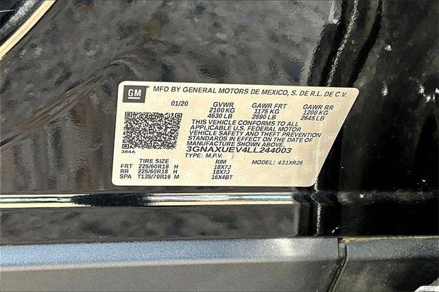 Photo of 2020 Mosaic Black Metallic Chevrolet Equinox