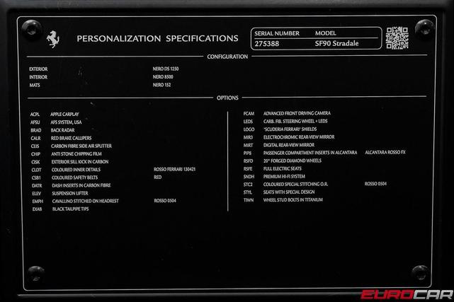 Photo of 2022 Nero Ferrari SF90 Stradale