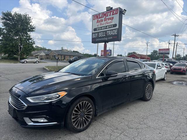 Photo of 2018 Black Ford Fusion