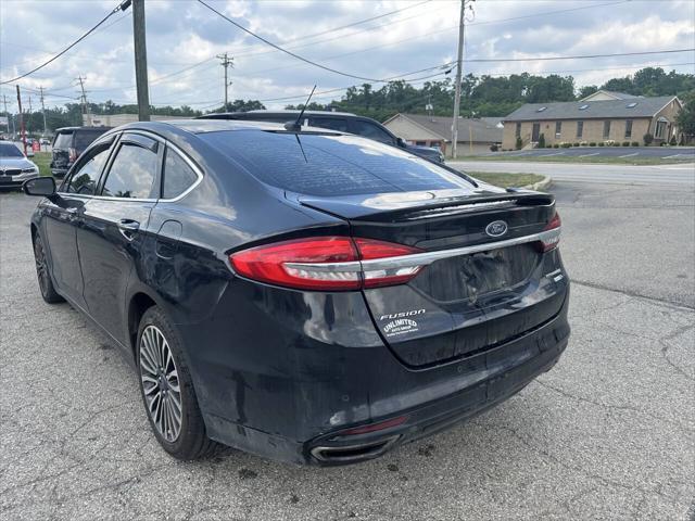 Photo of 2018 Black Ford Fusion