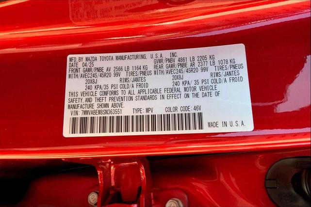 Photo of 2025 Soul Red Crystal Metallic Mazda CX-50