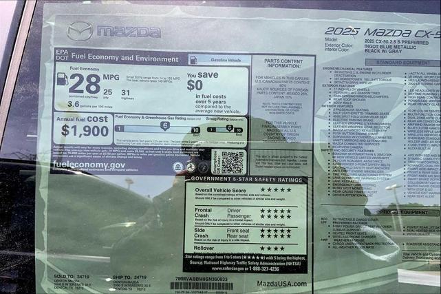 Photo of 2025 Ingot Blue Metallic Mazda CX-50