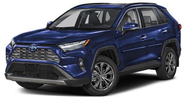 Blue 2025 Toyota RAV4 Hybrid