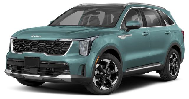 Photo of 2025 Cityscape Green Kia Sorento Hybrid