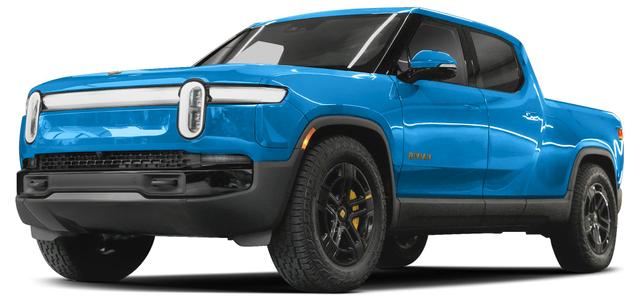 Blue 2025 Rivian R1T