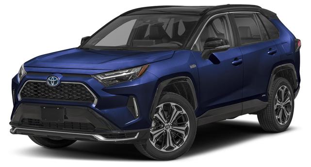 Blue 2025 Toyota RAV4 Plug-In Hybrid