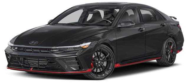 Black 2025 Hyundai ELANTRA N