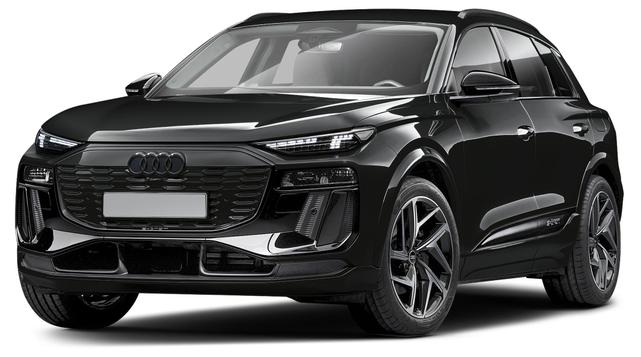 Black 2025 Audi Q6 e-tron