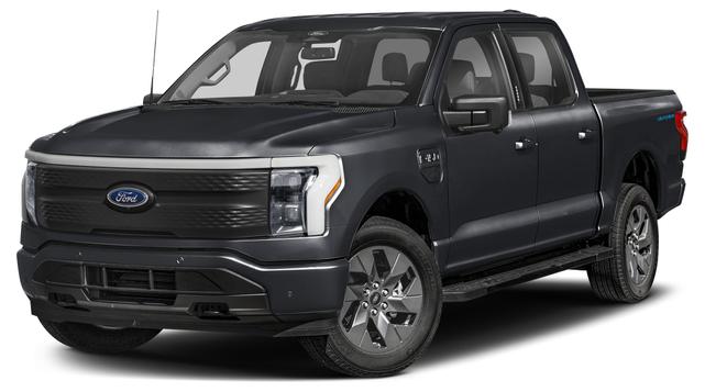 Black 2025 Ford F-150 Lightning