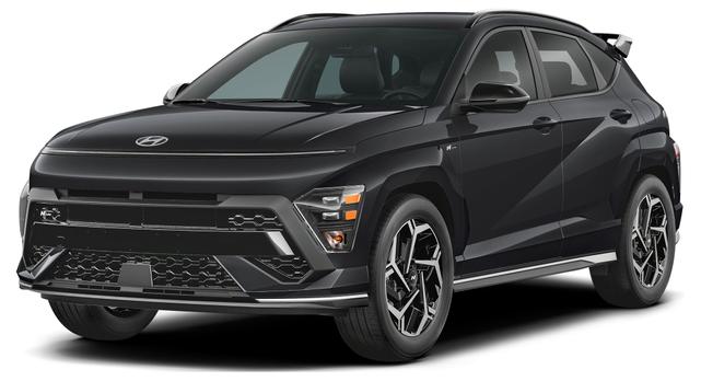 Black 2025 Hyundai KONA