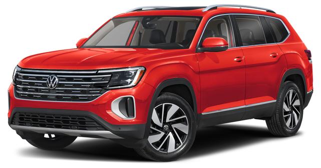 Photo of 2025 Aurora Red Metallic Volkswagen Atlas