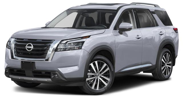 Photo of 2025 Solid Gray/Super Black Nissan Pathfinder