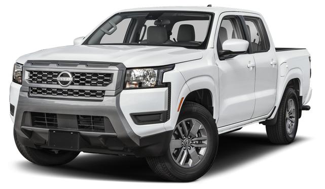 Photo of 2025 Glacier White Nissan Frontier