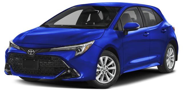 Blue 2026 Toyota Corolla Hatchback