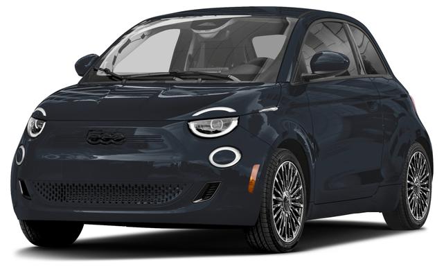 Black 2025 FIAT 500e