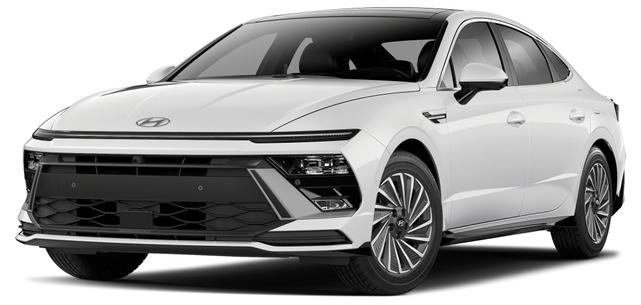 Photo of 2025 Serenity White Hyundai SONATA Hybrid
