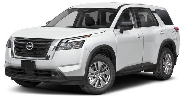 Photo of 2025 Glacier White Nissan Pathfinder