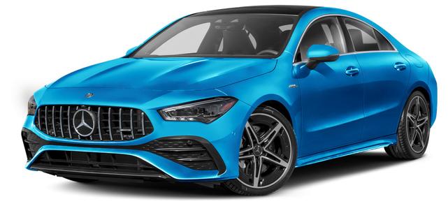 Blue 2026 Mercedes-Benz AMG CLA 35