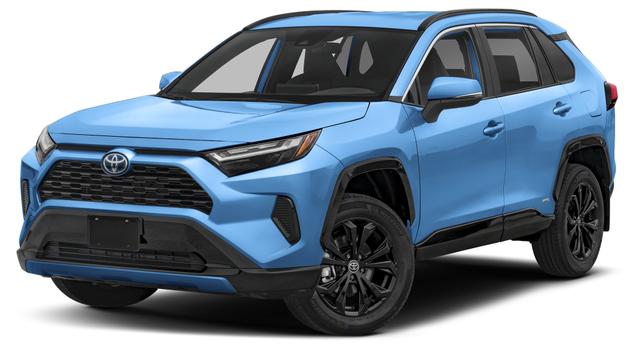 Photo of 2025 Cavalry Blue/Midnight Black Metallic Toyota RAV4 Hybrid
