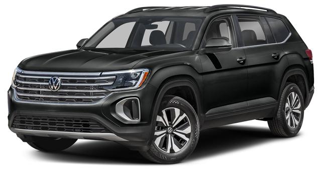 Black 2024 Volkswagen Atlas
