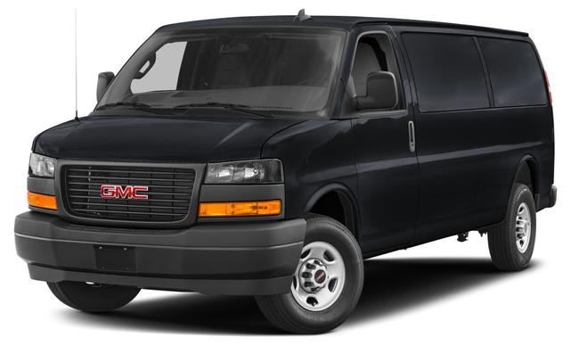 Black 2026 GMC Savana 3500