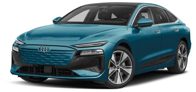 Blue 2025 Audi A6 e-tron
