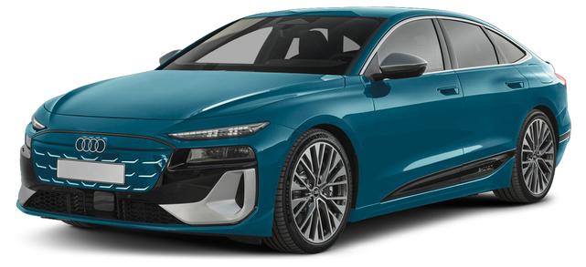 Blue 2025 Audi S6 e-tron