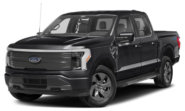 Black 2024 Ford F-150 Lightning