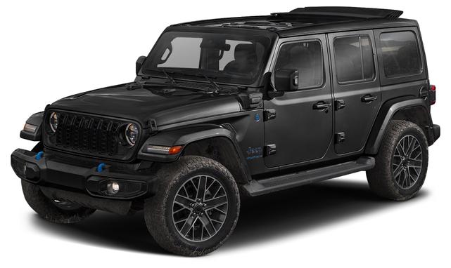 Black 2024 Jeep Wrangler 4xe