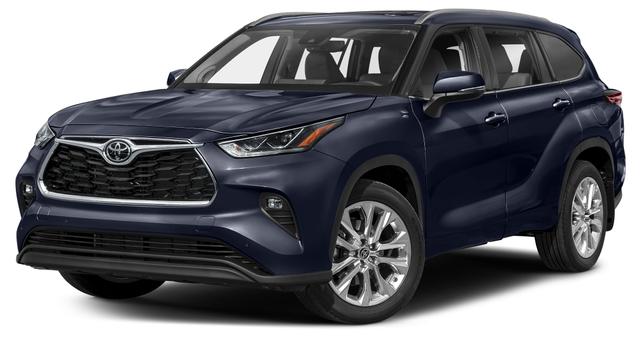 Blue 2024 Toyota Highlander