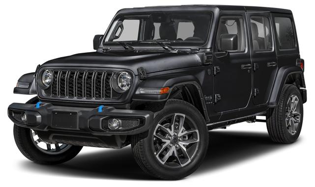 Black 2025 Jeep Wrangler 4xe