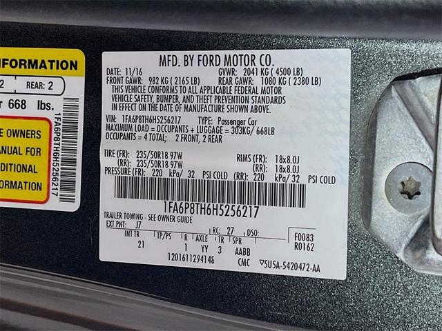 Photo of 2017 Magnetic Ford Mustang