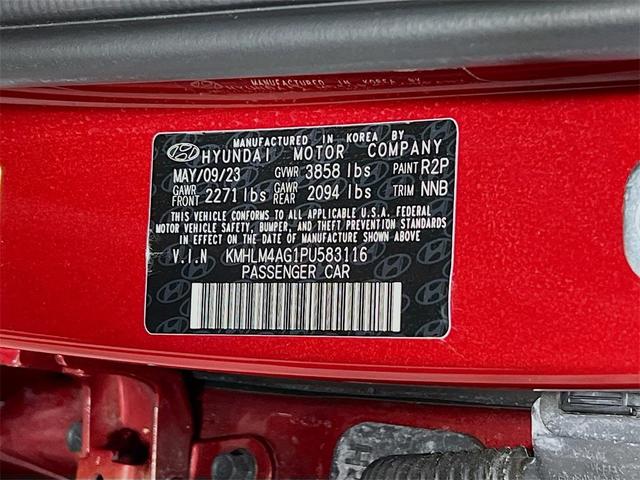 Photo of 2023 Red Hyundai ELANTRA