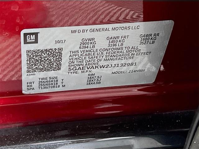 Photo of 2018 Red Quartz Tintcoat Buick Enclave