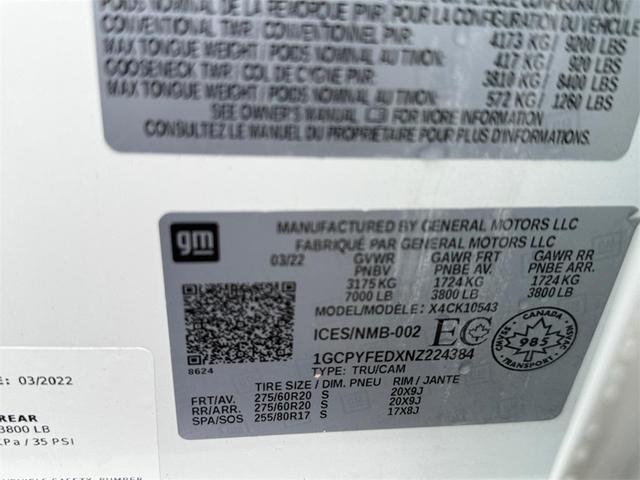 Photo of 2022 White Chevrolet Silverado 1500