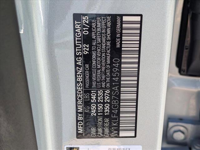 Photo of 2025 Cirrus Silver Metallic Mercedes-Benz E-Class