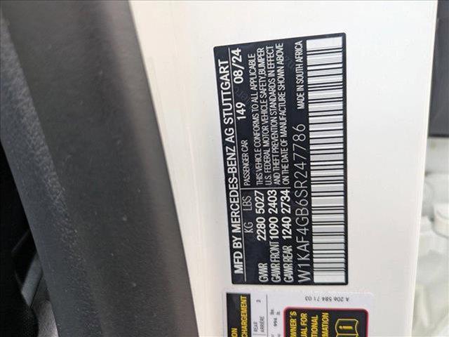 Photo of 2025 Polar White Mercedes-Benz C-Class