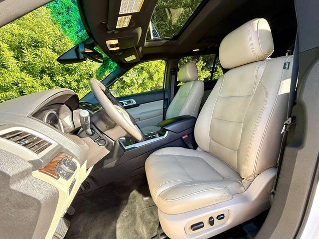 Photo of 2015 White Platinum Metallic Tri-Coat Ford Explorer