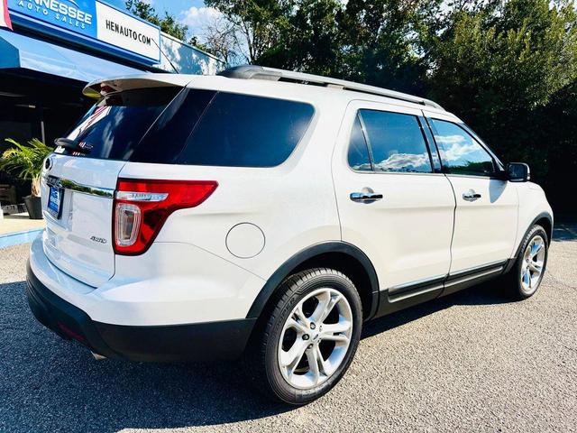 Photo of 2015 White Platinum Metallic Tri-Coat Ford Explorer