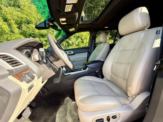 Photo of 2015 White Platinum Metallic Tri-Coat Ford Explorer